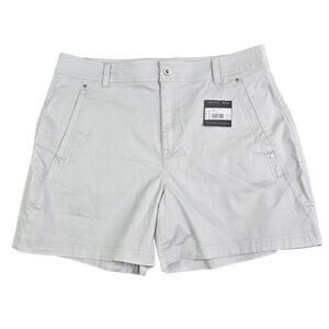 Eddie Bauer Cityscape Shorts Women's‎ 16 Gray Hiking Camping Outdoors Gorpcore